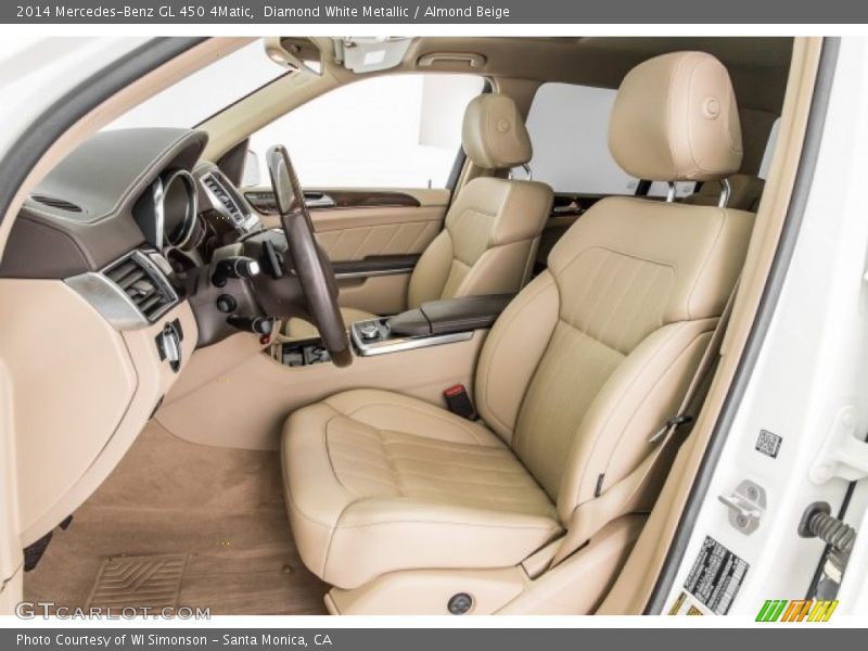 Diamond White Metallic / Almond Beige 2014 Mercedes-Benz GL 450 4Matic