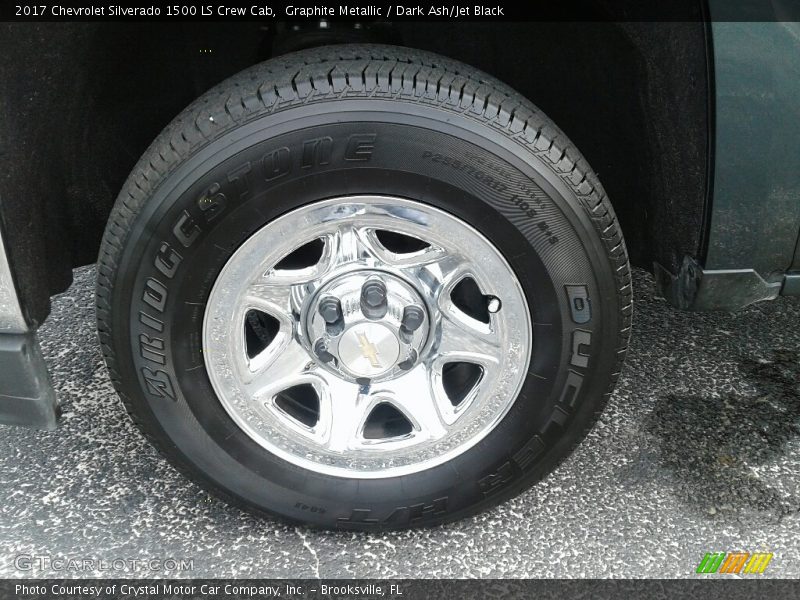 Graphite Metallic / Dark Ash/Jet Black 2017 Chevrolet Silverado 1500 LS Crew Cab