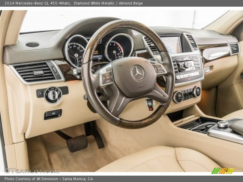 Diamond White Metallic / Almond Beige 2014 Mercedes-Benz GL 450 4Matic