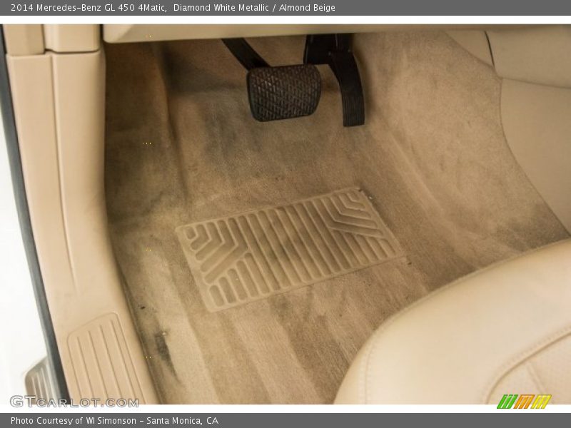 Diamond White Metallic / Almond Beige 2014 Mercedes-Benz GL 450 4Matic