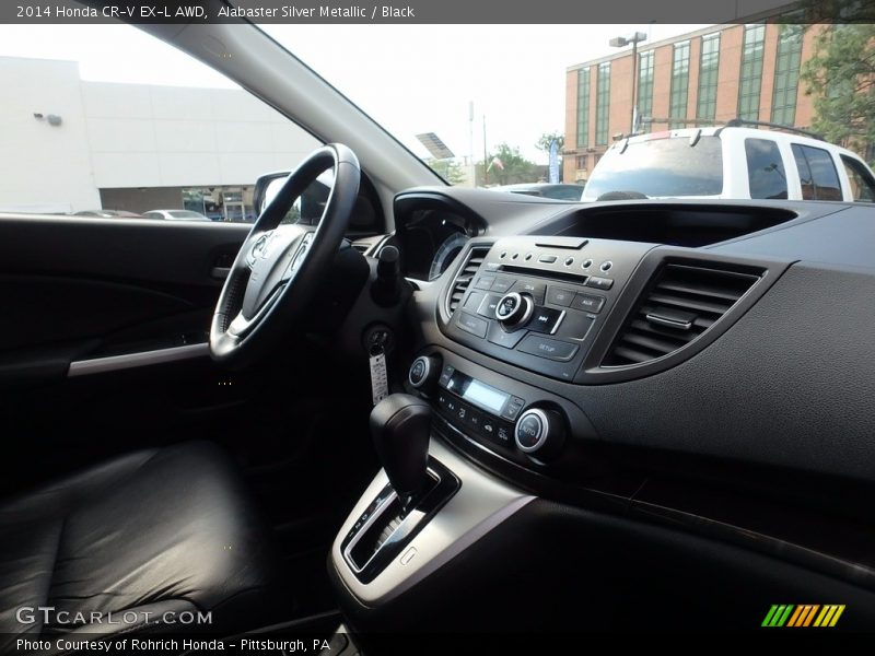 Alabaster Silver Metallic / Black 2014 Honda CR-V EX-L AWD