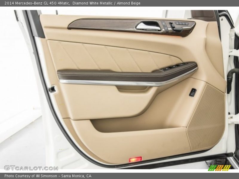 Diamond White Metallic / Almond Beige 2014 Mercedes-Benz GL 450 4Matic