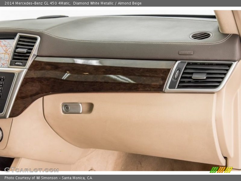 Diamond White Metallic / Almond Beige 2014 Mercedes-Benz GL 450 4Matic