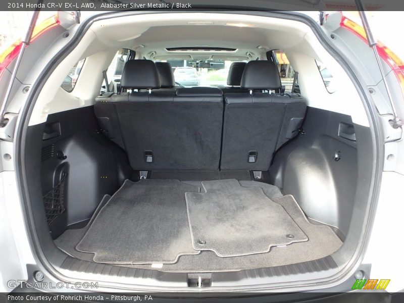 Alabaster Silver Metallic / Black 2014 Honda CR-V EX-L AWD