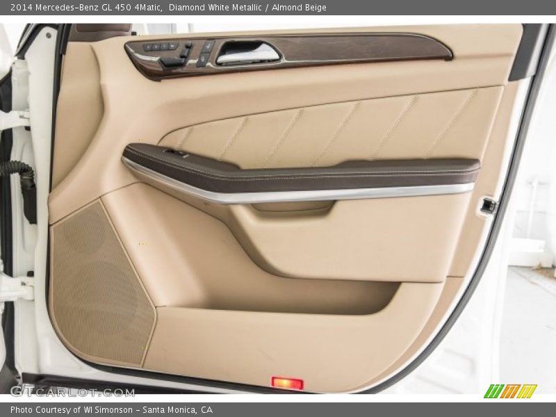 Diamond White Metallic / Almond Beige 2014 Mercedes-Benz GL 450 4Matic