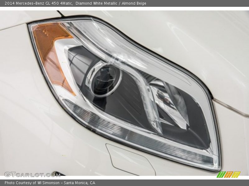 Diamond White Metallic / Almond Beige 2014 Mercedes-Benz GL 450 4Matic