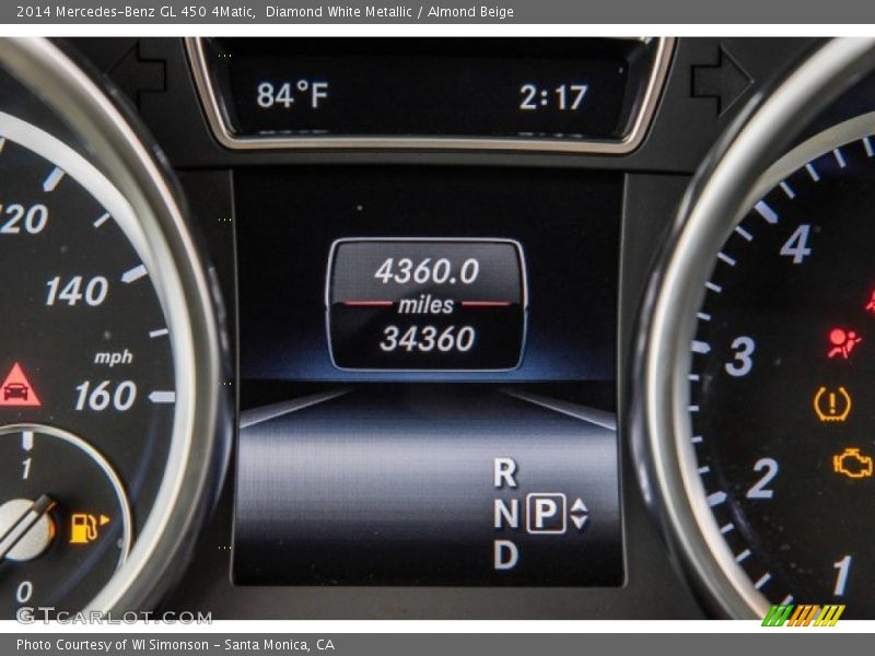 Diamond White Metallic / Almond Beige 2014 Mercedes-Benz GL 450 4Matic