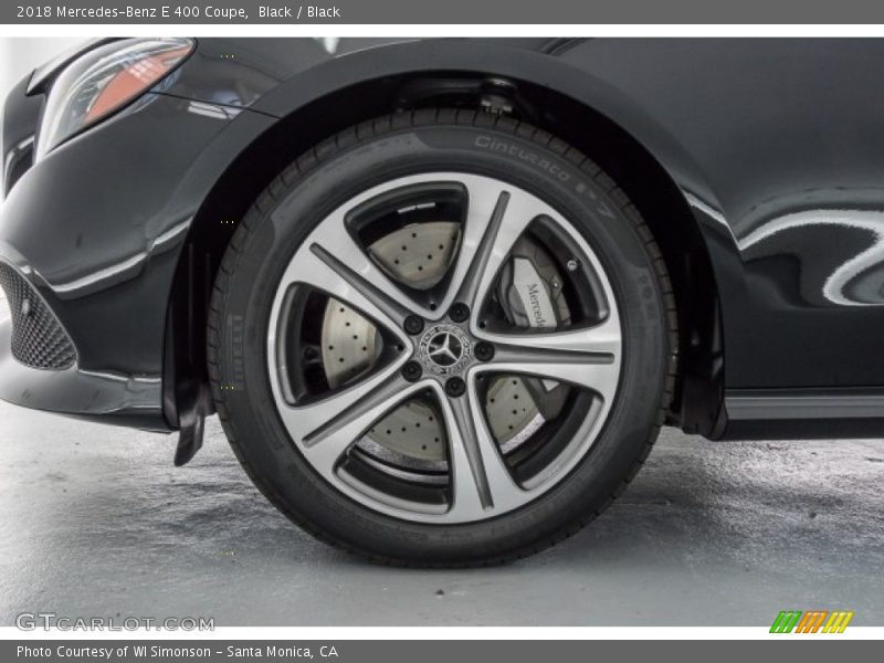 Black / Black 2018 Mercedes-Benz E 400 Coupe