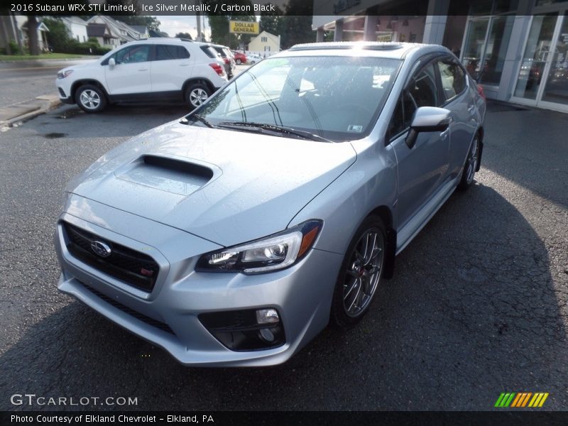 Ice Silver Metallic / Carbon Black 2016 Subaru WRX STI Limited