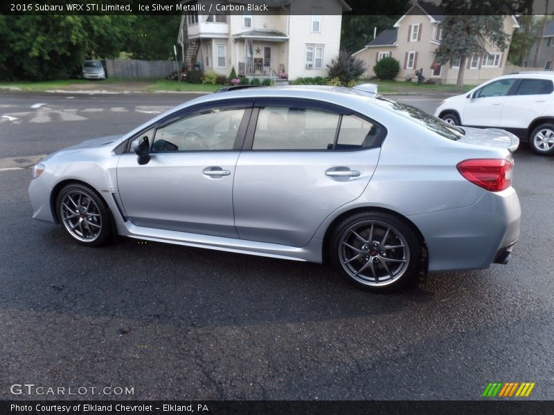 Ice Silver Metallic / Carbon Black 2016 Subaru WRX STI Limited