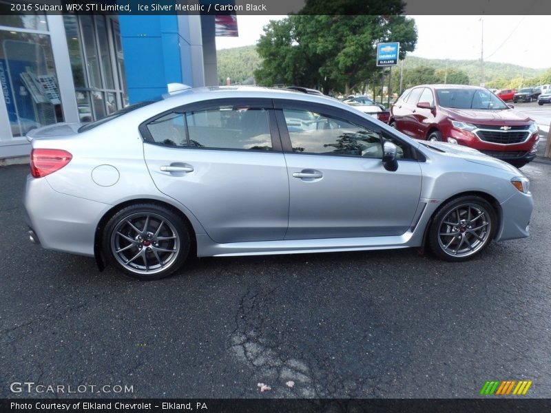 Ice Silver Metallic / Carbon Black 2016 Subaru WRX STI Limited