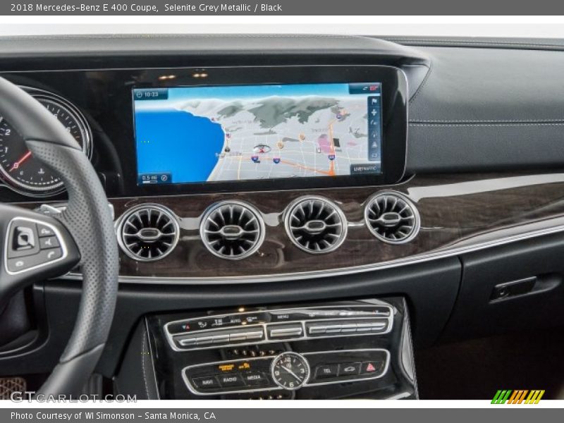 Selenite Grey Metallic / Black 2018 Mercedes-Benz E 400 Coupe