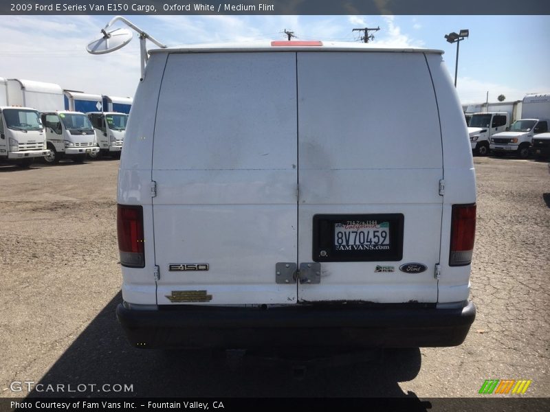 Oxford White / Medium Flint 2009 Ford E Series Van E150 Cargo