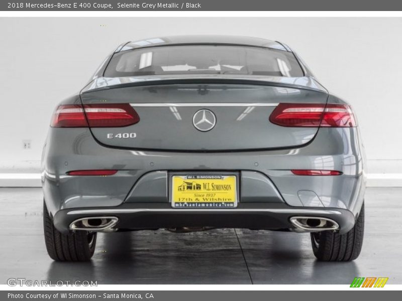 Selenite Grey Metallic / Black 2018 Mercedes-Benz E 400 Coupe