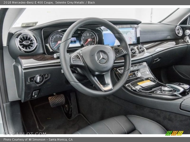Selenite Grey Metallic / Black 2018 Mercedes-Benz E 400 Coupe