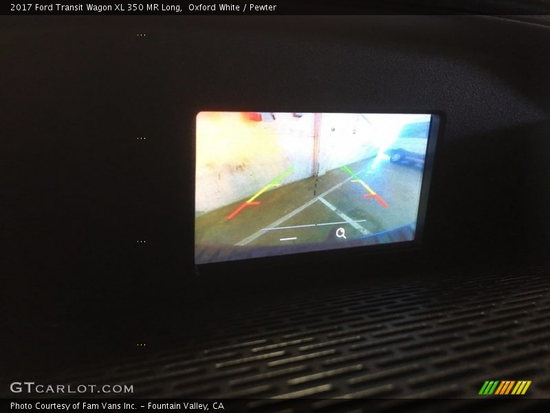 Oxford White / Pewter 2017 Ford Transit Wagon XL 350 MR Long