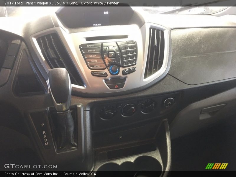 Oxford White / Pewter 2017 Ford Transit Wagon XL 350 MR Long