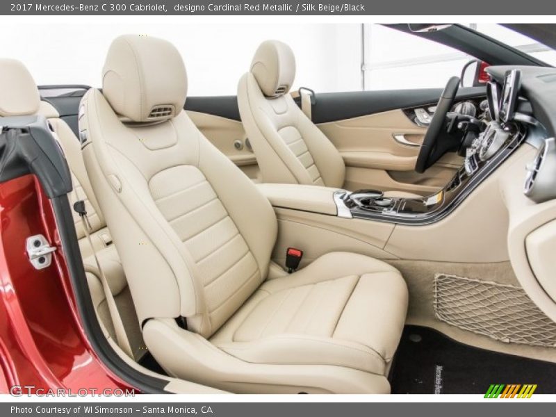 designo Cardinal Red Metallic / Silk Beige/Black 2017 Mercedes-Benz C 300 Cabriolet
