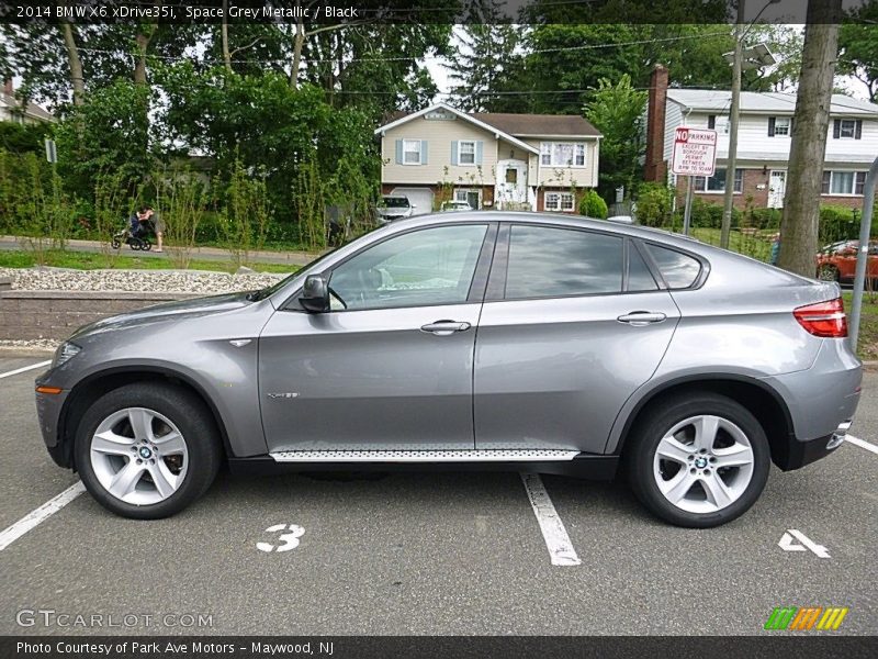 Space Grey Metallic / Black 2014 BMW X6 xDrive35i