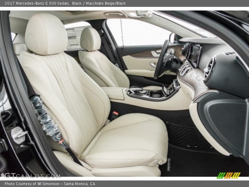 Black / Macchiato Beige/Black 2017 Mercedes-Benz E 300 Sedan