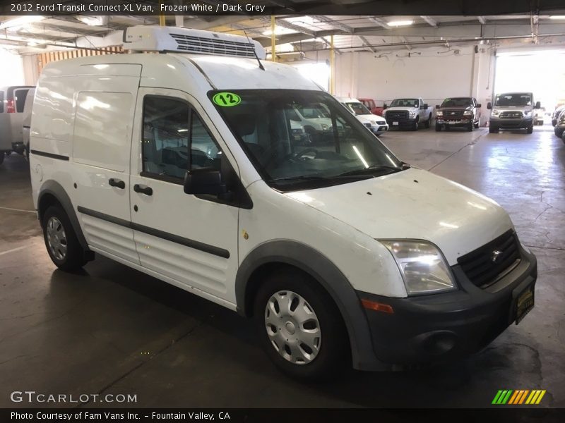 Frozen White / Dark Grey 2012 Ford Transit Connect XL Van