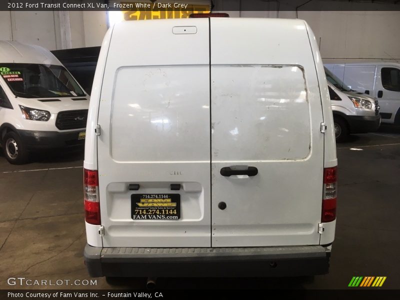 Frozen White / Dark Grey 2012 Ford Transit Connect XL Van