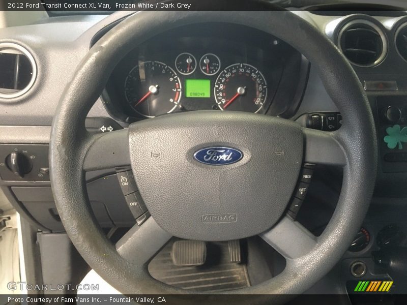 Frozen White / Dark Grey 2012 Ford Transit Connect XL Van