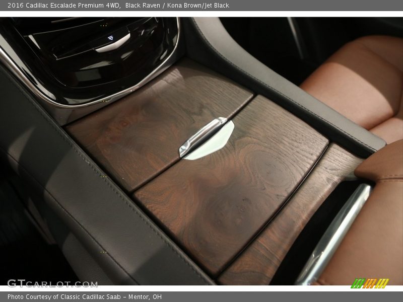 Black Raven / Kona Brown/Jet Black 2016 Cadillac Escalade Premium 4WD