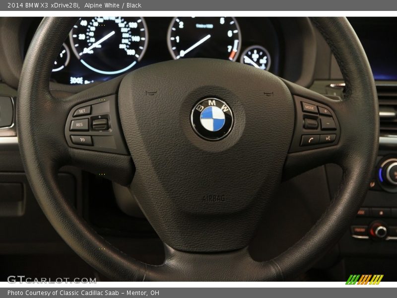 Alpine White / Black 2014 BMW X3 xDrive28i
