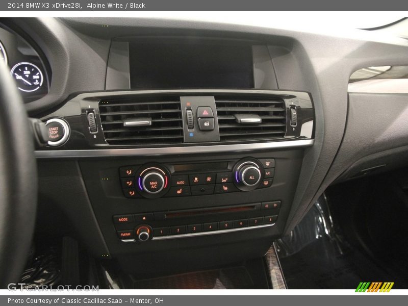 Alpine White / Black 2014 BMW X3 xDrive28i