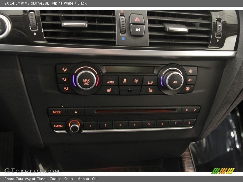 Alpine White / Black 2014 BMW X3 xDrive28i