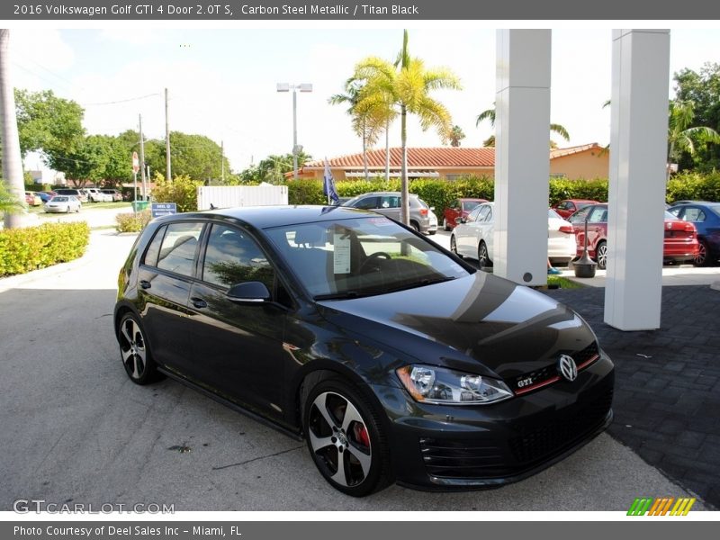 Carbon Steel Metallic / Titan Black 2016 Volkswagen Golf GTI 4 Door 2.0T S