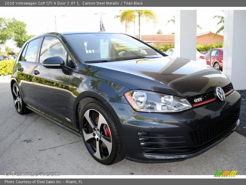 Carbon Steel Metallic / Titan Black 2016 Volkswagen Golf GTI 4 Door 2.0T S