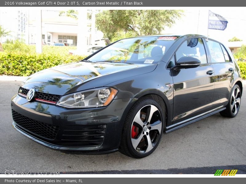 Carbon Steel Metallic / Titan Black 2016 Volkswagen Golf GTI 4 Door 2.0T S