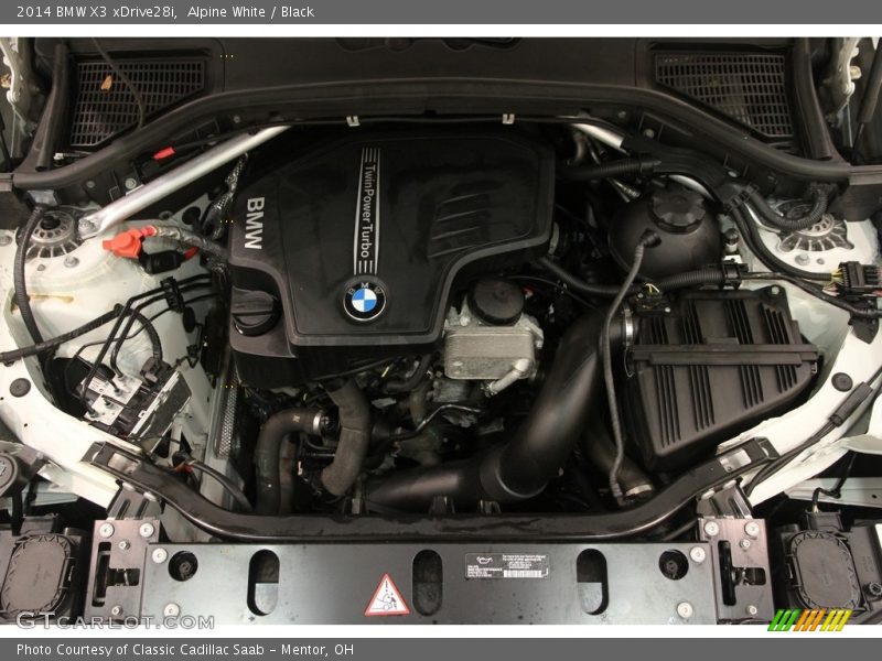 Alpine White / Black 2014 BMW X3 xDrive28i