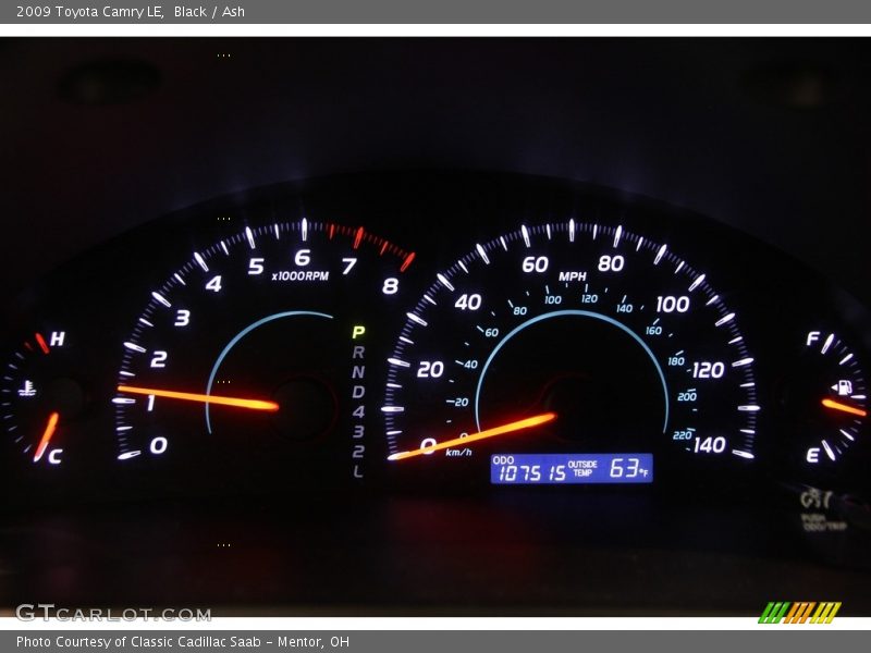 Black / Ash 2009 Toyota Camry LE