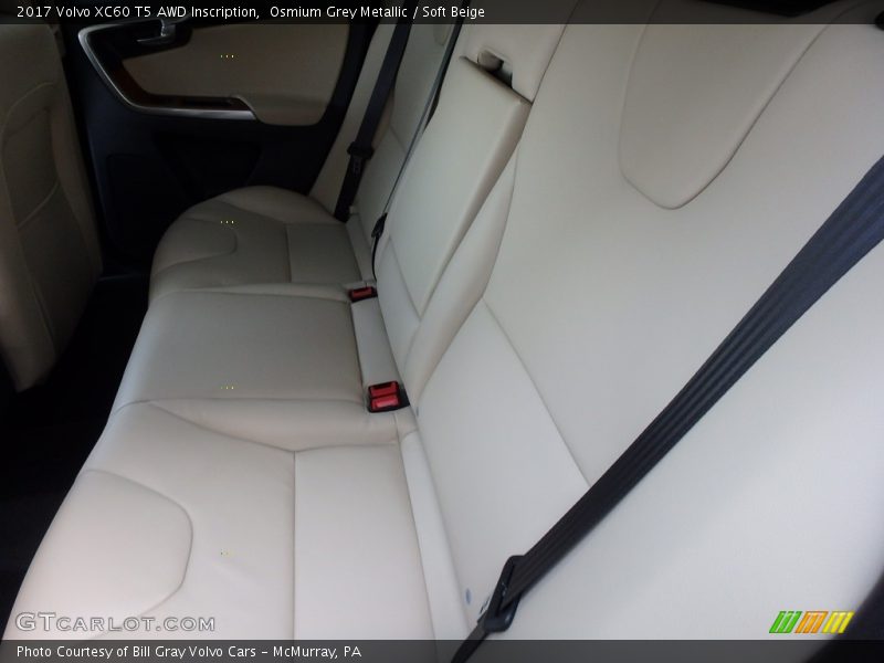 Osmium Grey Metallic / Soft Beige 2017 Volvo XC60 T5 AWD Inscription