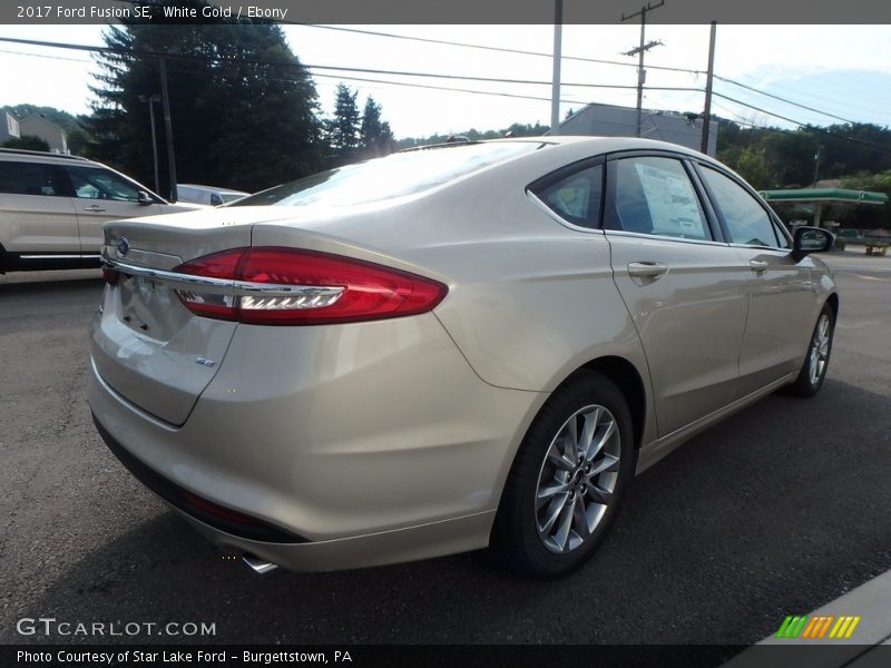 White Gold / Ebony 2017 Ford Fusion SE