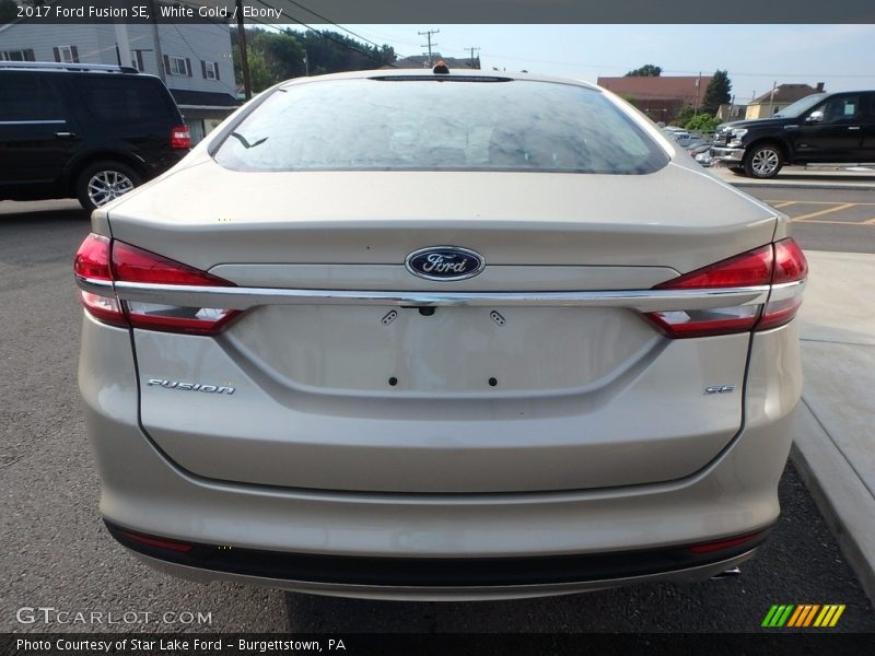 White Gold / Ebony 2017 Ford Fusion SE