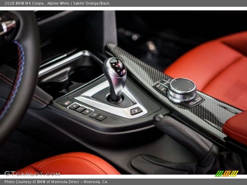 Alpine White / Sakhir Orange/Black 2018 BMW M4 Coupe