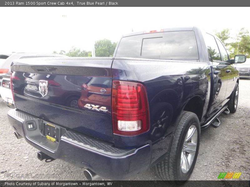 True Blue Pearl / Black 2013 Ram 1500 Sport Crew Cab 4x4