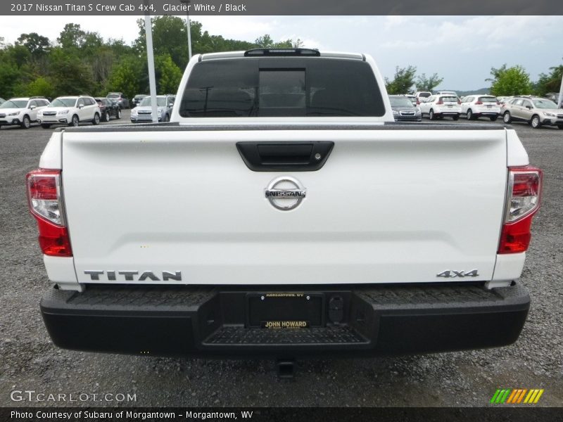 Glacier White / Black 2017 Nissan Titan S Crew Cab 4x4