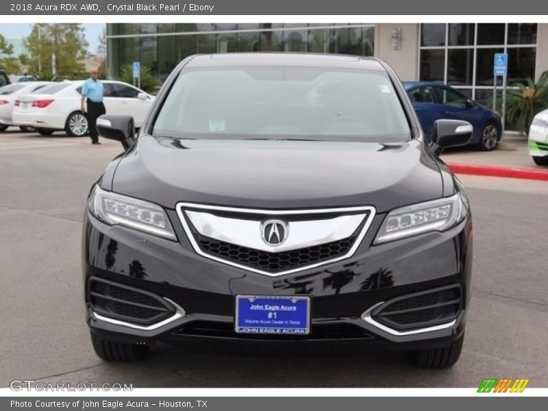 Crystal Black Pearl / Ebony 2018 Acura RDX AWD