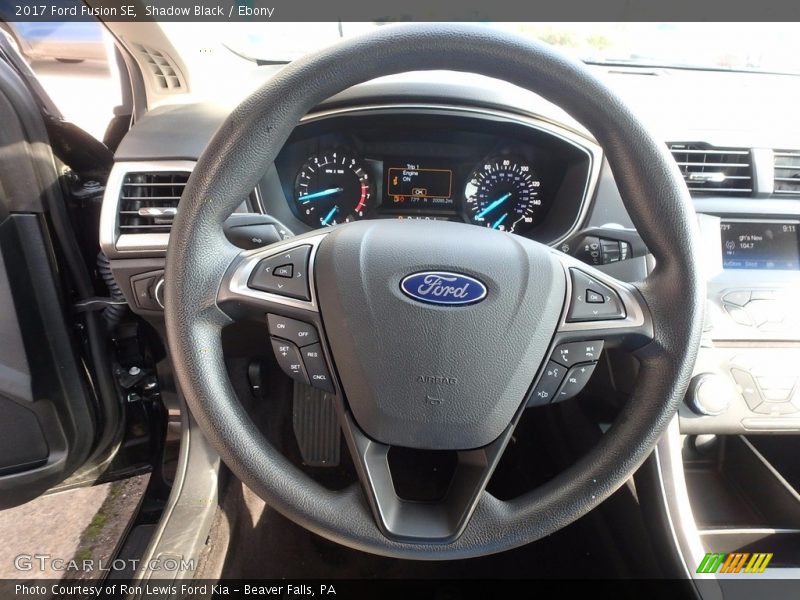Shadow Black / Ebony 2017 Ford Fusion SE