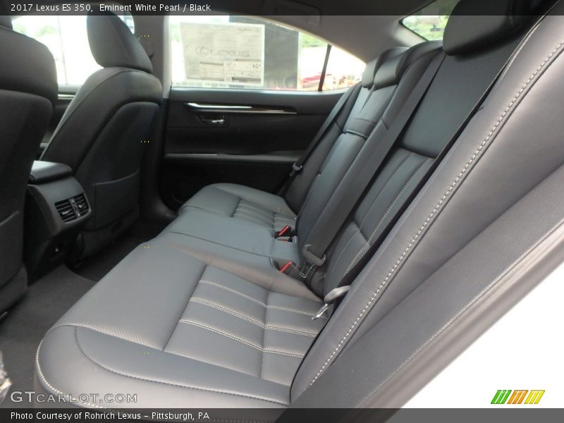 Eminent White Pearl / Black 2017 Lexus ES 350