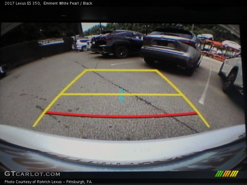 Eminent White Pearl / Black 2017 Lexus ES 350