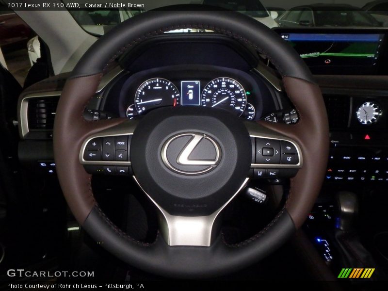 Caviar / Noble Brown 2017 Lexus RX 350 AWD