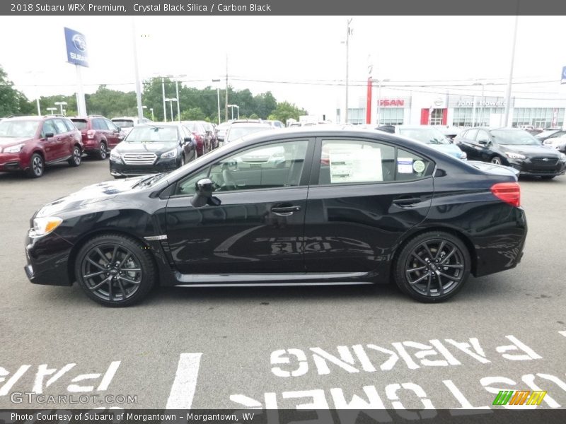 Crystal Black Silica / Carbon Black 2018 Subaru WRX Premium