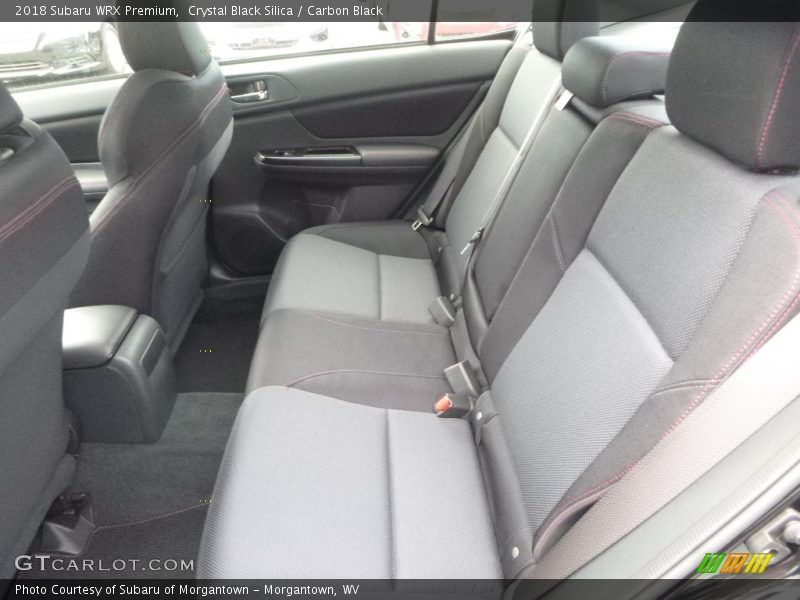 Rear Seat of 2018 WRX Premium