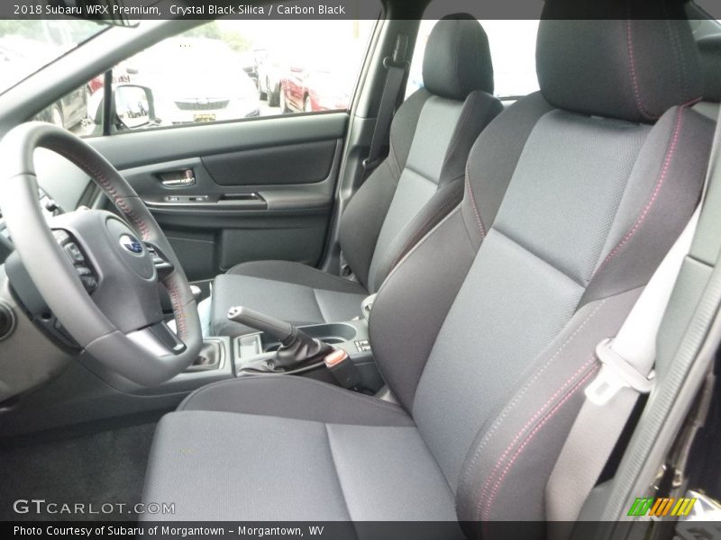 Front Seat of 2018 WRX Premium